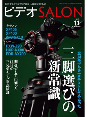 cover image of ビデオ SALON (サロン) 2017年 11月号